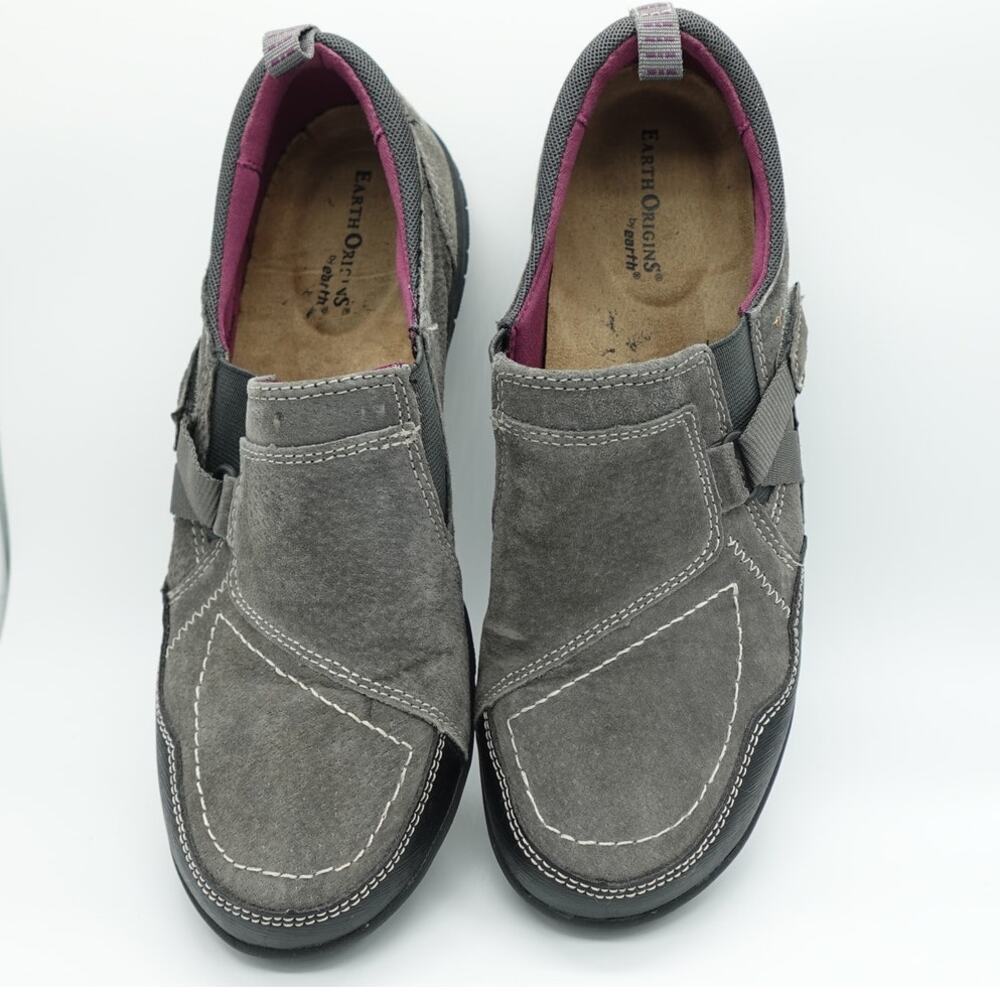 Earth Origins Allison Grey Mushroom Comfort Shoe Womens size 9.5 walk / hike
